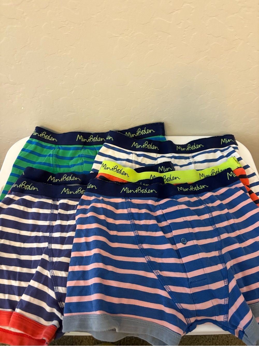 Mini Boden boxer briefs 6 pairs size 11-12Y